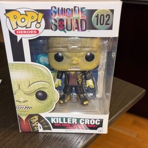 Funko Pop! Killer Croc Figure - Green and Black